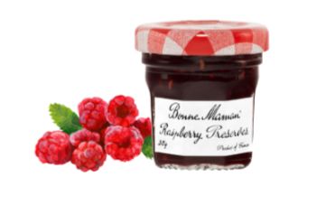 15 mini mermeladas de Frambuesa - Bonne Maman