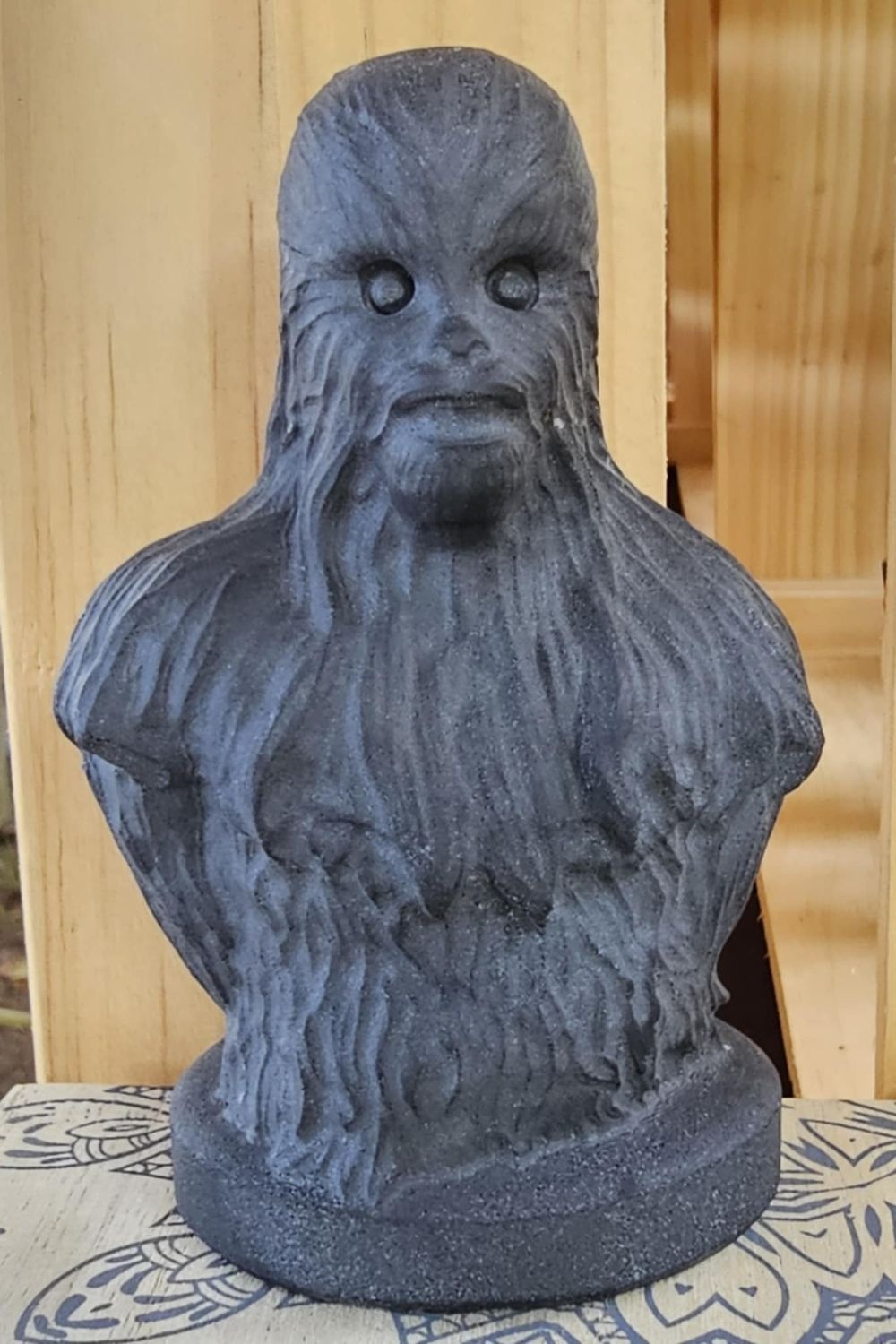 Chewbacca Carving - Matte Obsidian