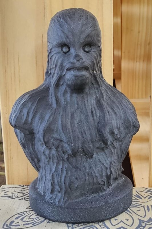 Chewbacca Carving - Matte Obsidian