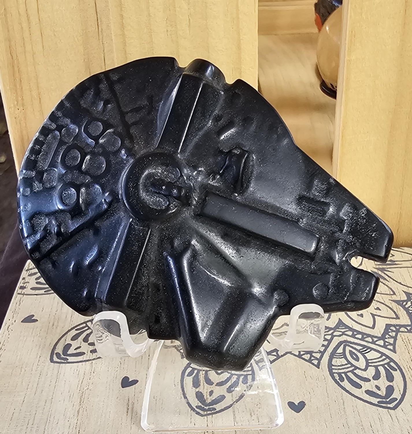 Millennium Falcon - Polished Obsidian