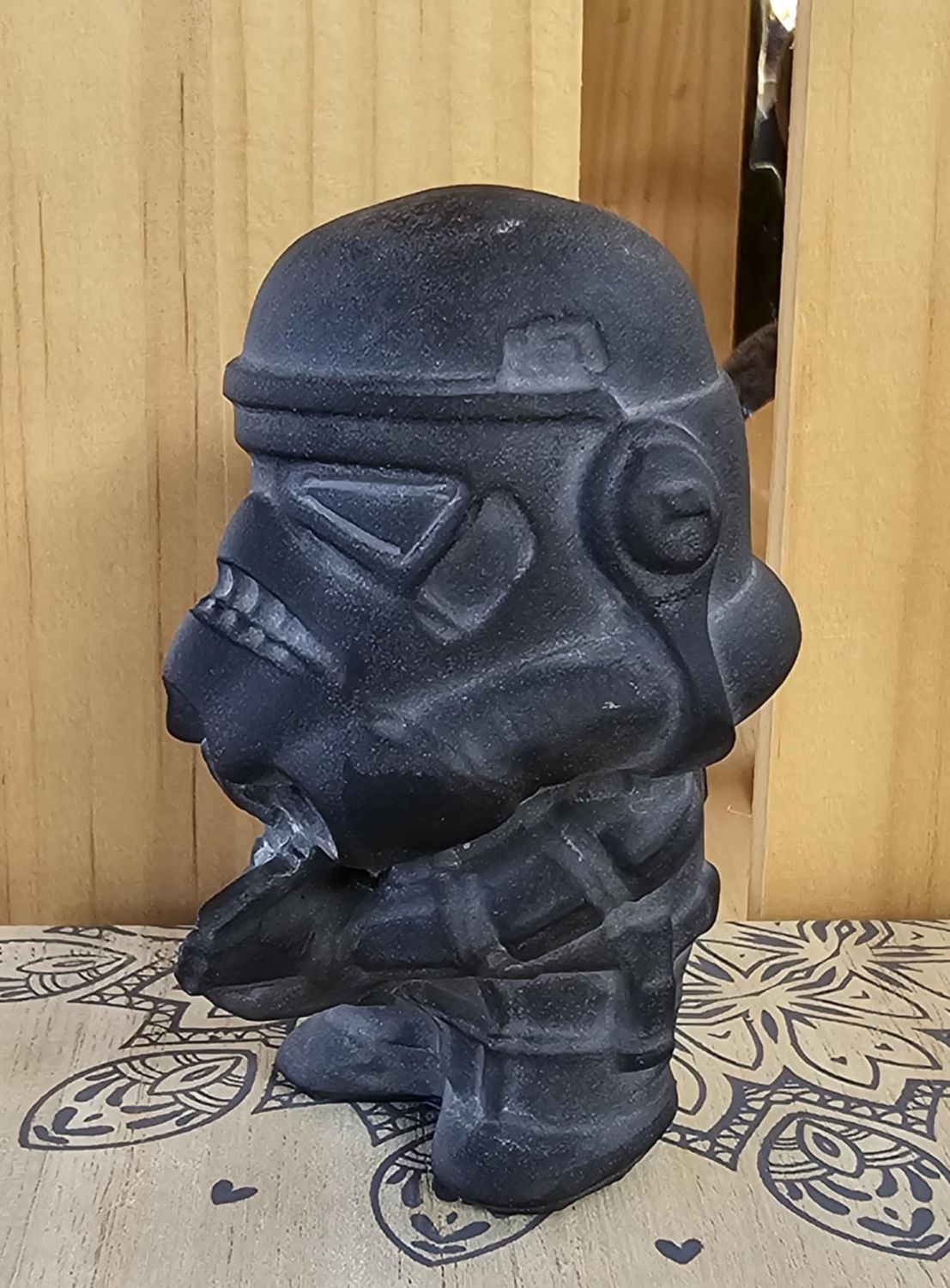 Storm Trooper - Matte Obsidian Carving