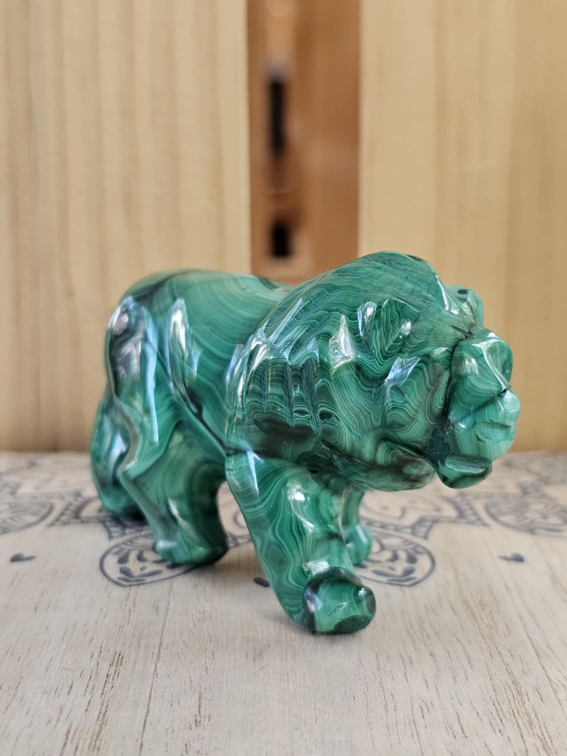Lion - Malachite