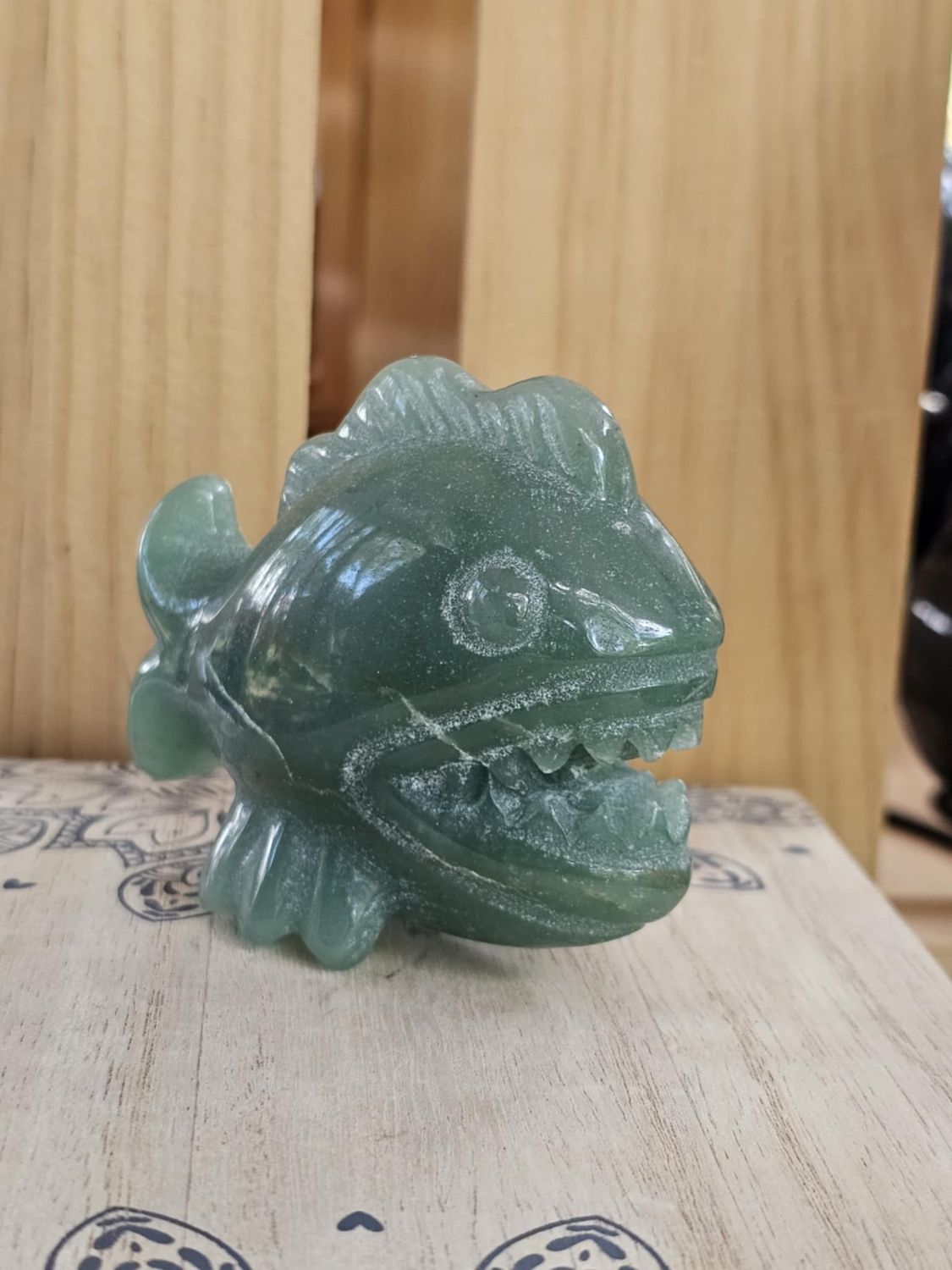 Piranha - Green Adventurine