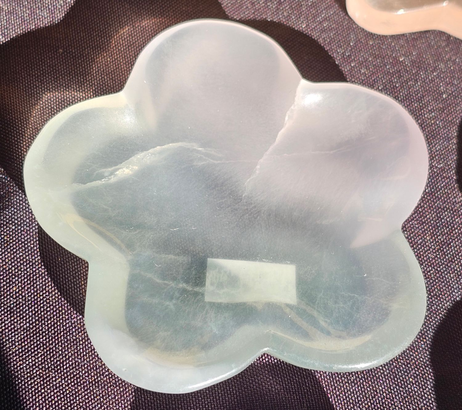 Flower bowl fluorite