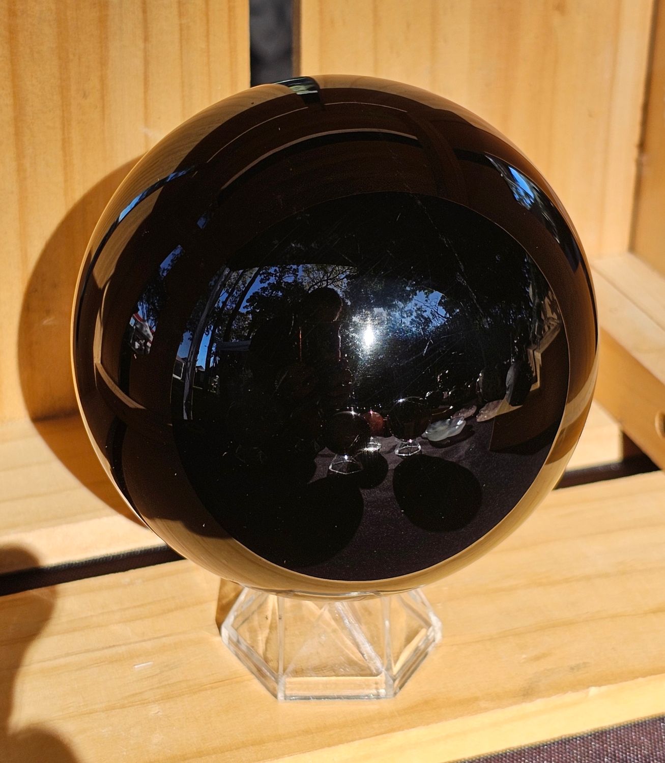 Sphere obsidian (large)