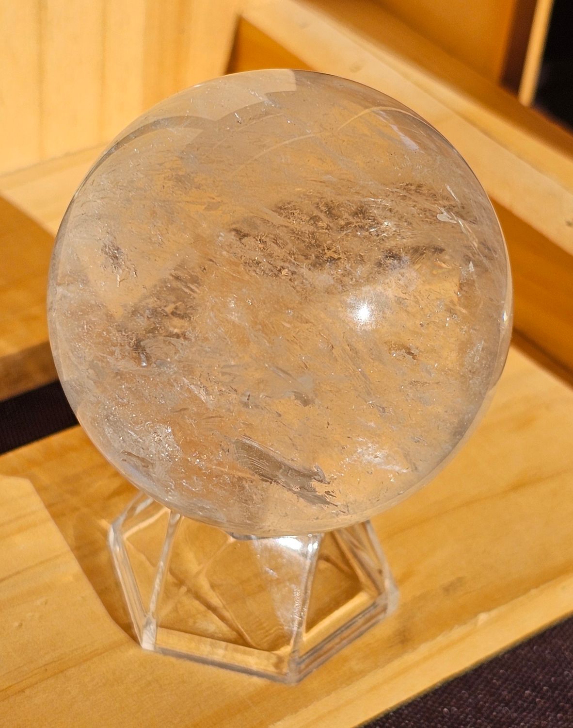 Sphere clear quartz