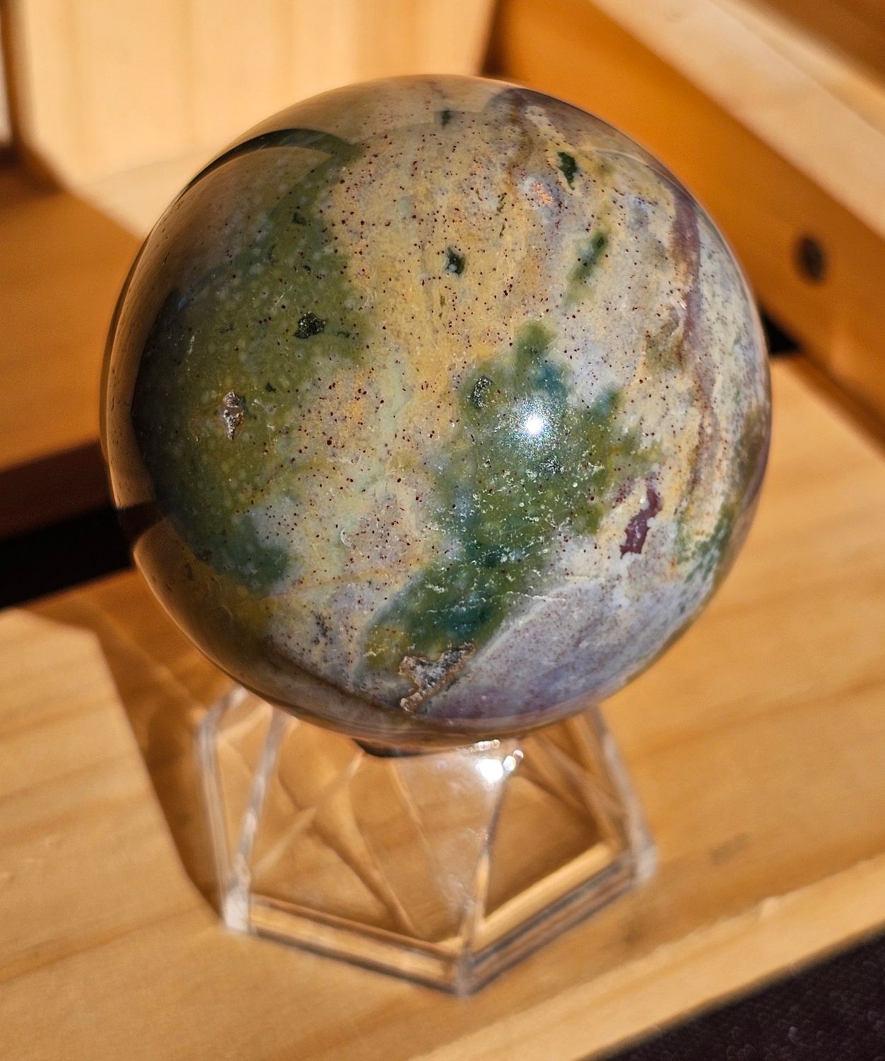 Sphere ocean jasper