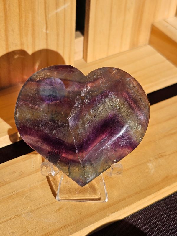 Heart fluorite (medium)