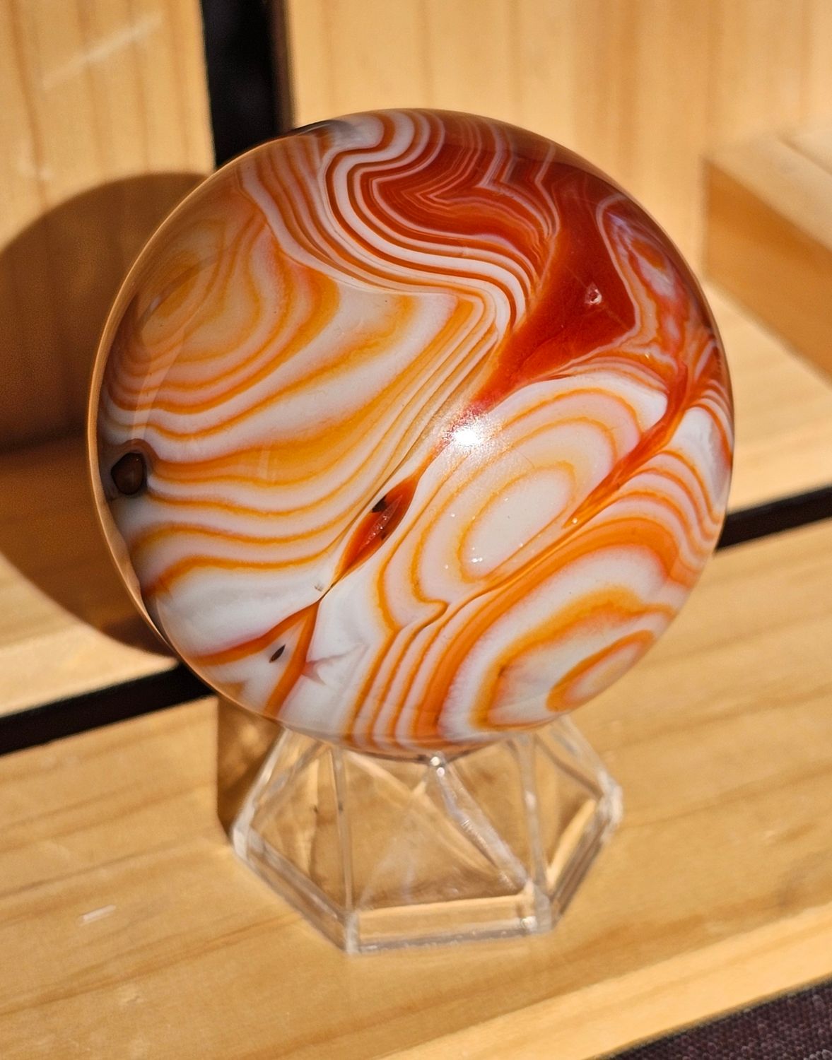 Sphere carnelian