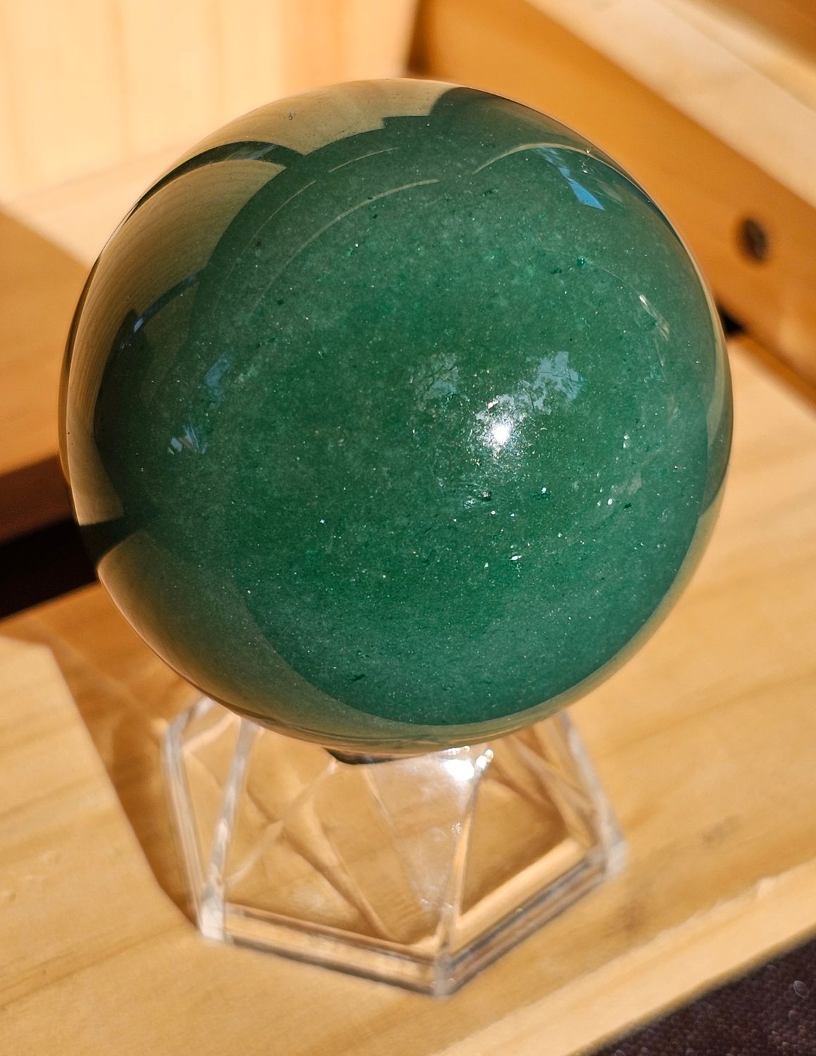 Sphere Green adventurine