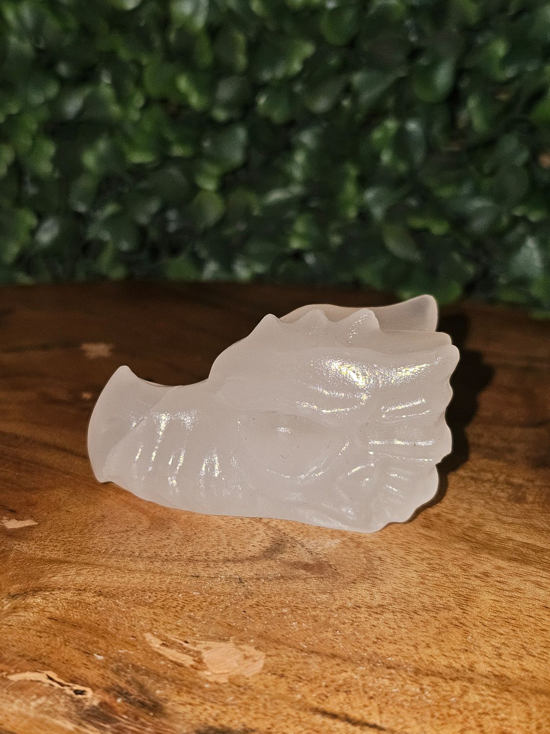 Dragon Head Rose Quartz Small