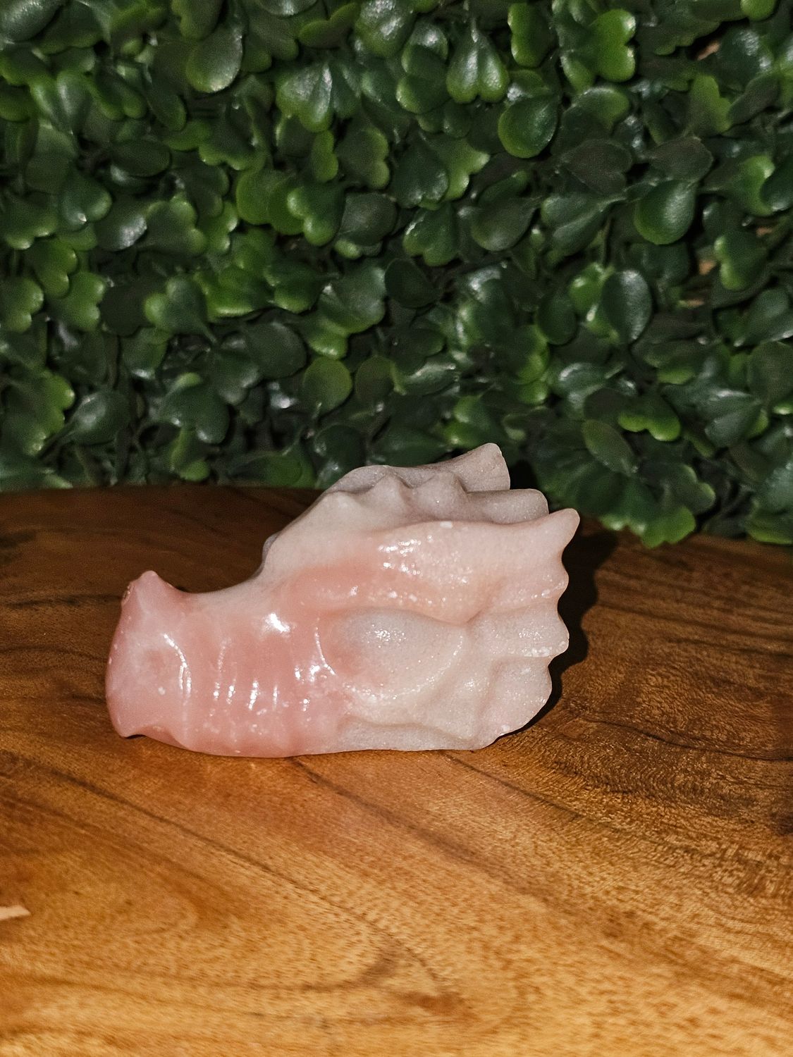 Dragon Head Pink Opal Small