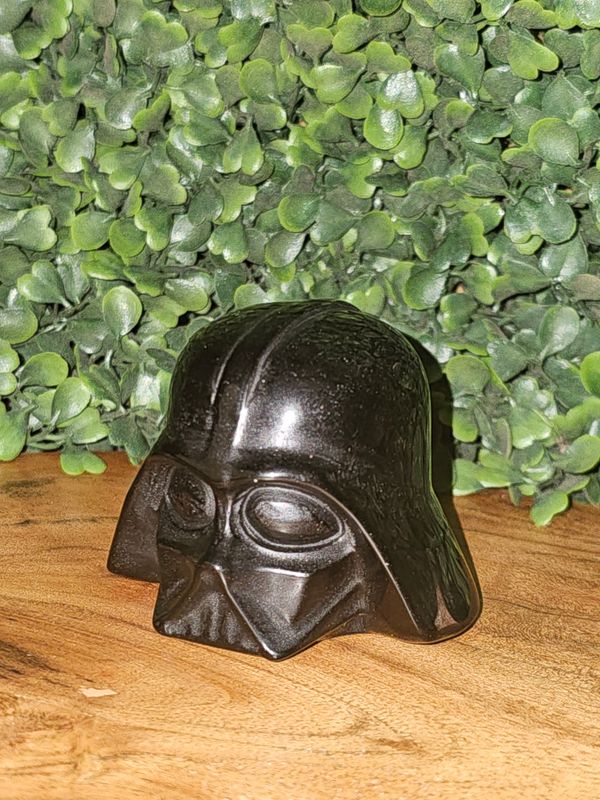Darth Vader Head Black Obsidian