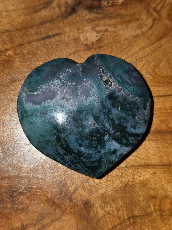 Heart Moss Agate
