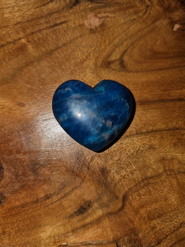 Heart Blue Apatite