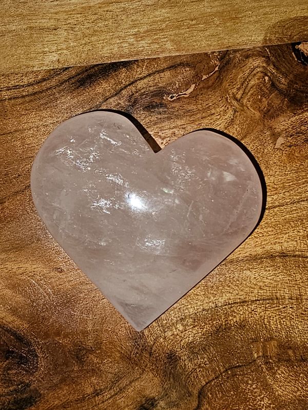 Heart Rose Quartz