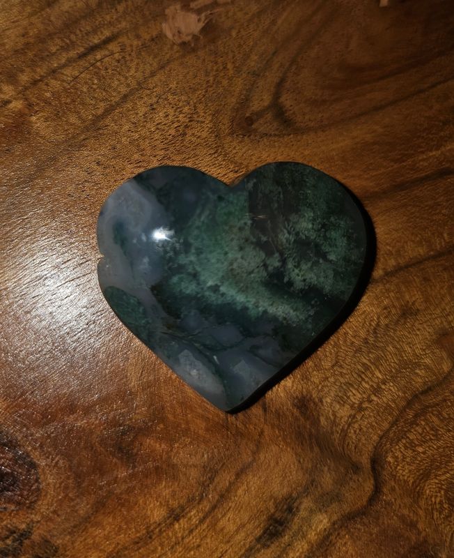 Heart Moss Agate