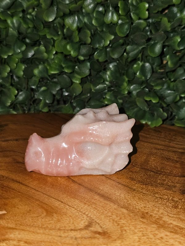 Dragon Head Pink Opal Small