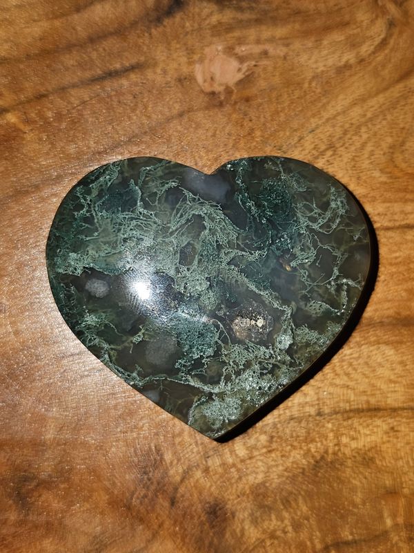 Heart Moss Agate