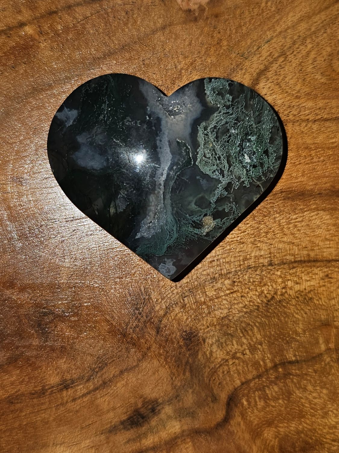 Heart Moss Agate