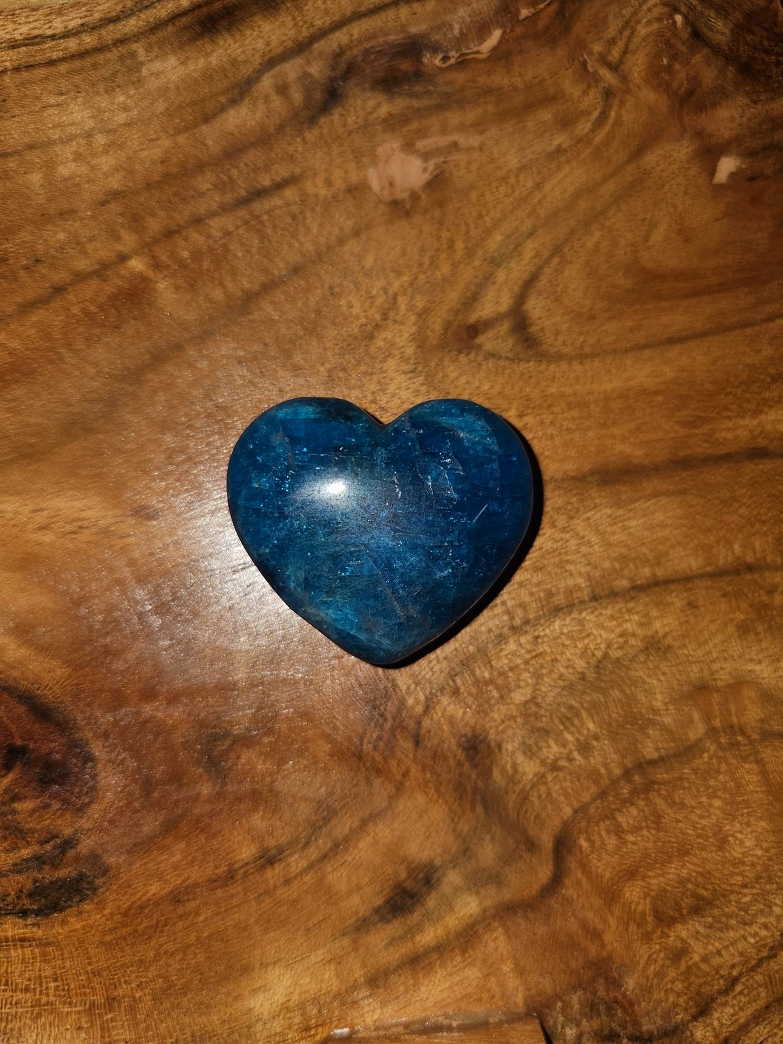 Heart Blue Apatite