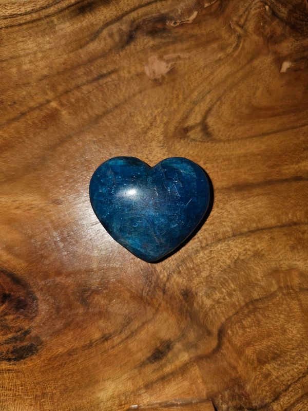 Heart Blue Apatite