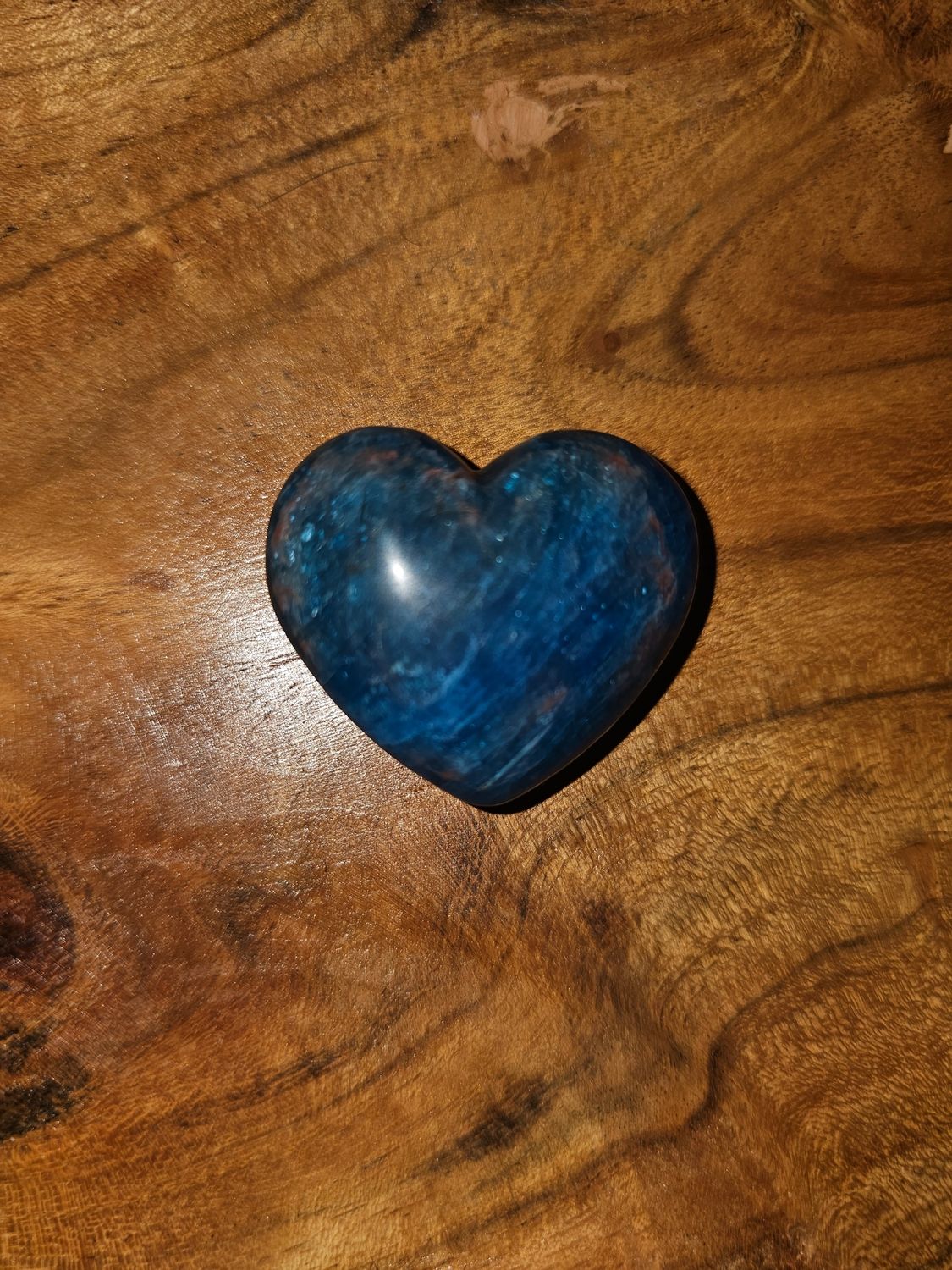 Heart Blue Apatite