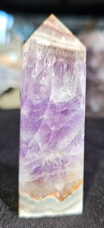 Amethyst and Agate Small Tower