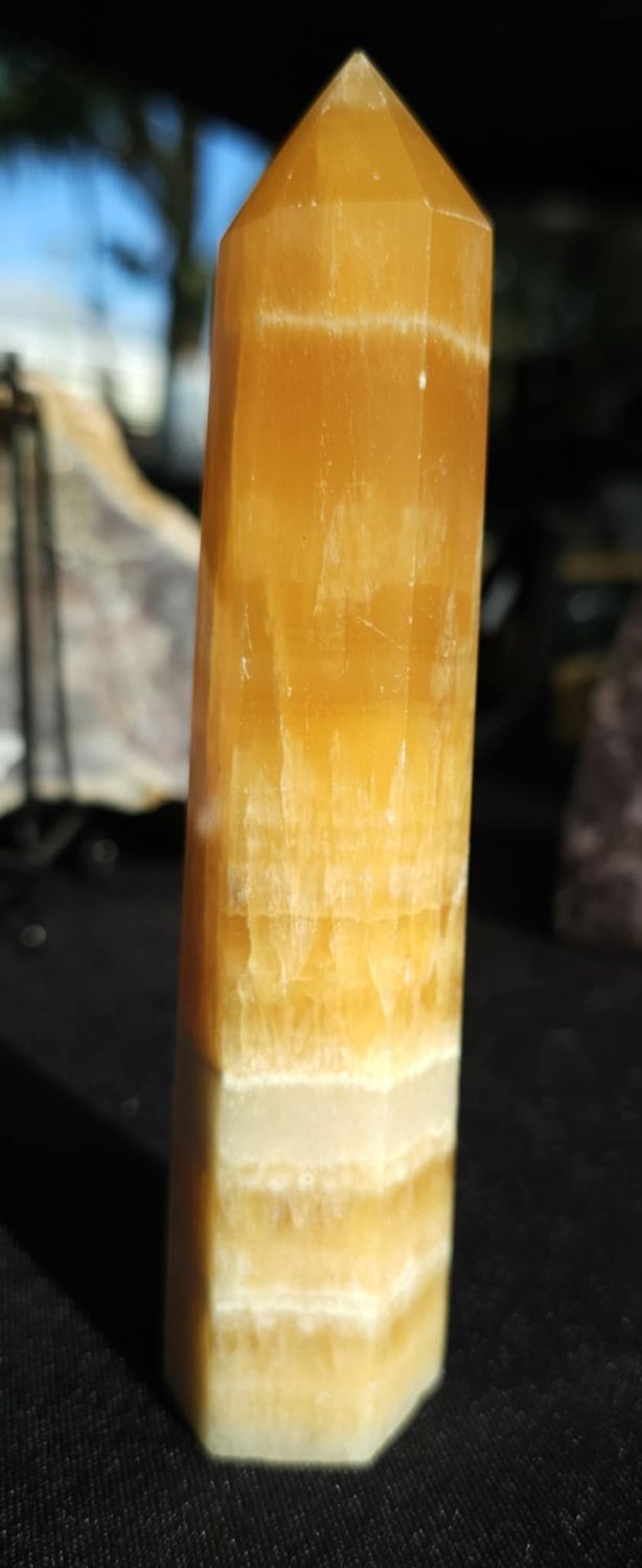 Yellow Calcite Tower