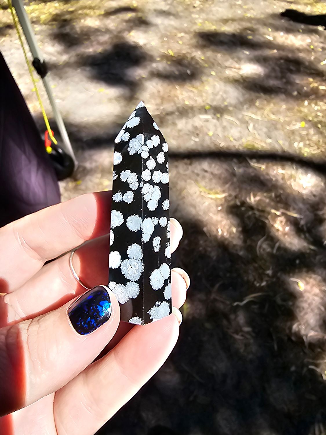 Snowflake obsidian tower