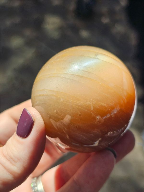 Moonstone sphere