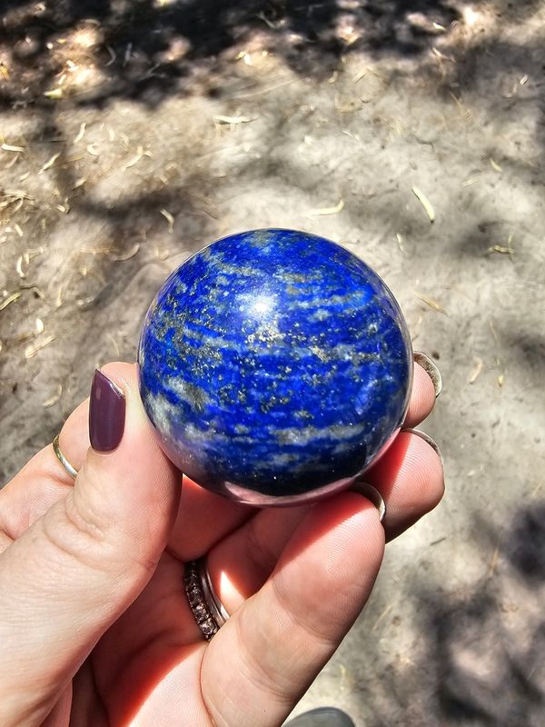 Lapis lazuli sphere small