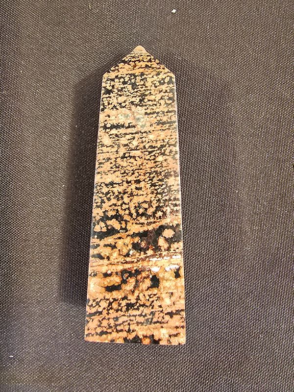 Red snowflake obsidian