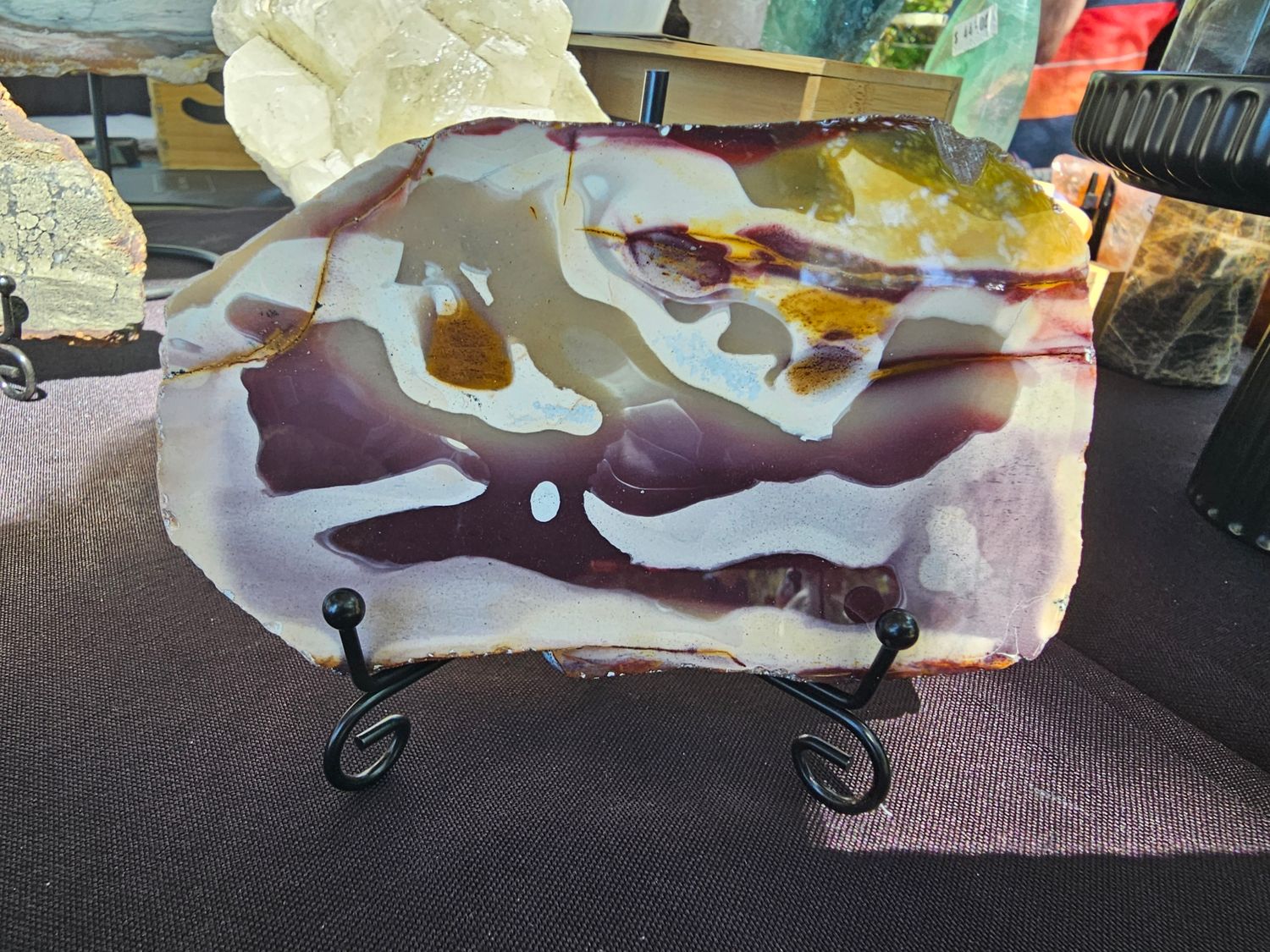 Mookaite slab