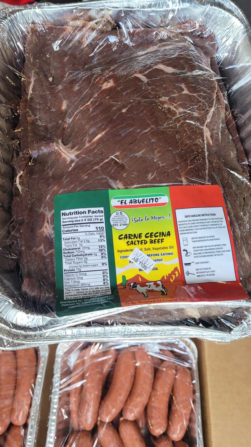 El Abuelito Cecina (10 Lbs Each)