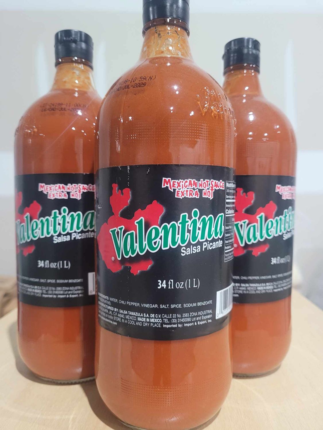 Valentina Salsa Roja 12/34oz