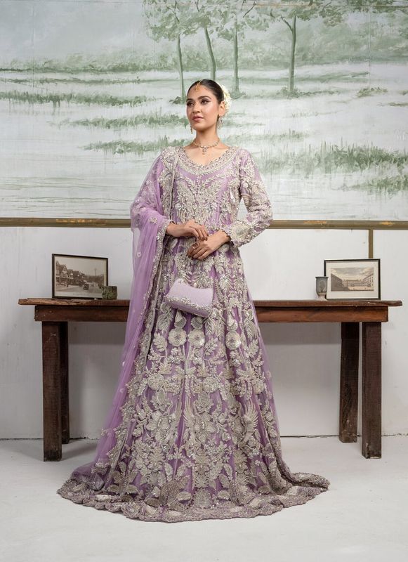 Bridal Dress - Lilac - B0W0-07