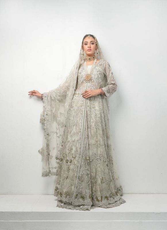 Bridal Dress - Off White - B0W0-14