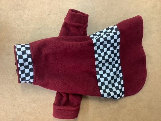 Polar rouge avec fermeture éclair / Red Polar with zipper
