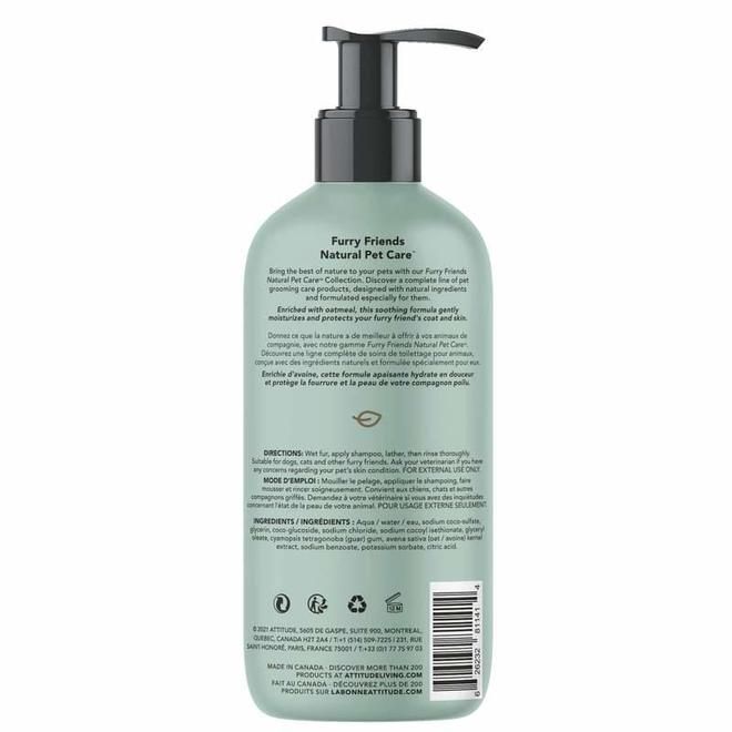 Unscented soothing shampoo