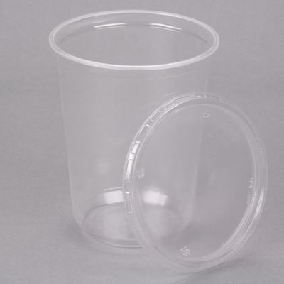 Contenant Deli Cup avec couvercle / Deli Cup container with lid.