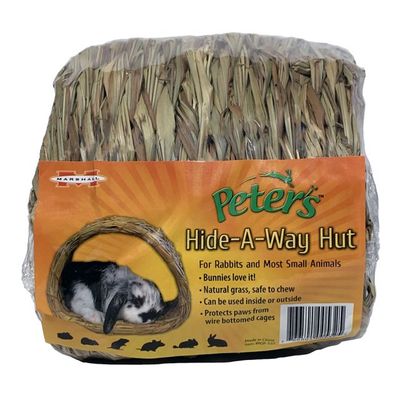 Hutte d&#39;herbe pour lapin et rongeurs / Grass hut for rabbits and rodents