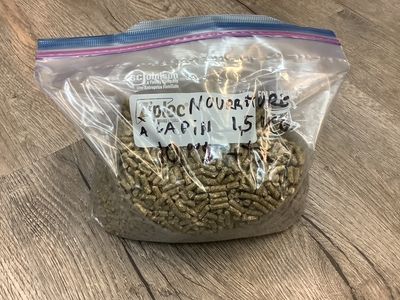 Nourriture pour lapin 1,5 kg Vrac