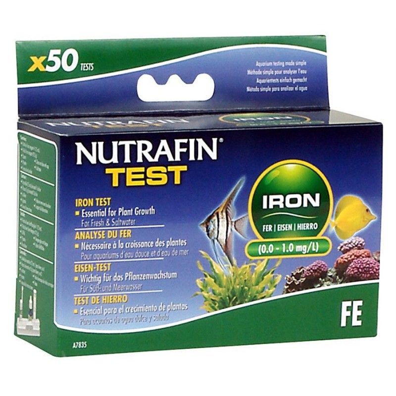 Nutrafin aquarium iron test kit