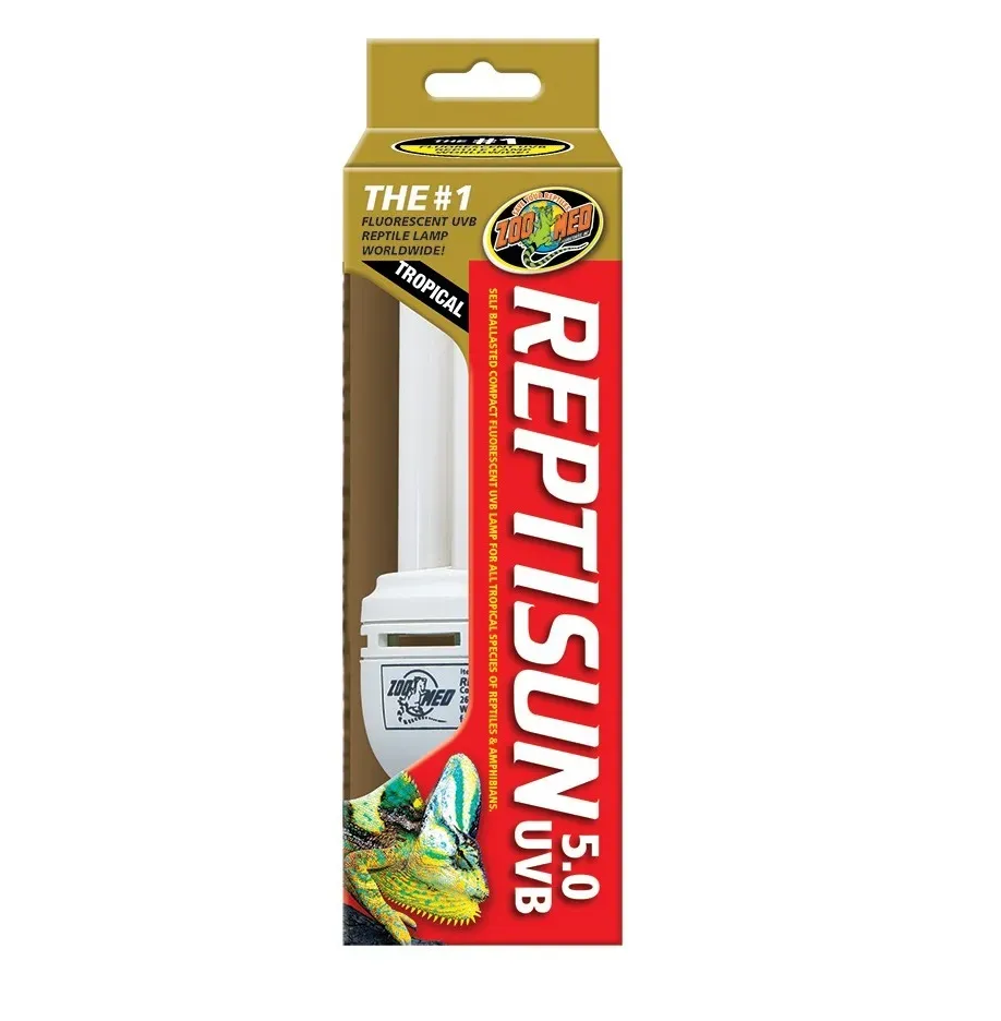 Compact fluorescent “Reptisun” 5.0 UVB 26w - ReptiSun