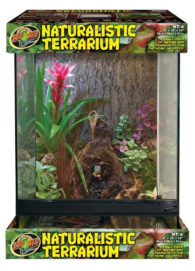 Zoomed Naturalistic Terrarium 18&#39;‘X18’&#39;X24&#39;&#39;