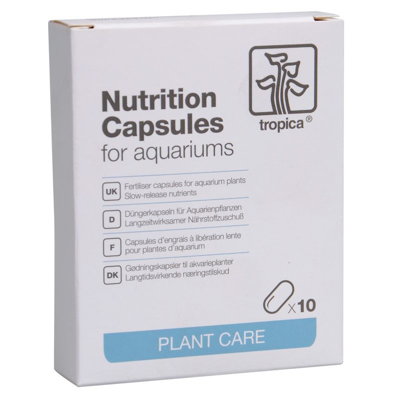 Aquarium nutrition capsules - Pack of 10