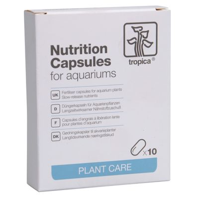 Aquarium nutrition capsules - Pack of 10