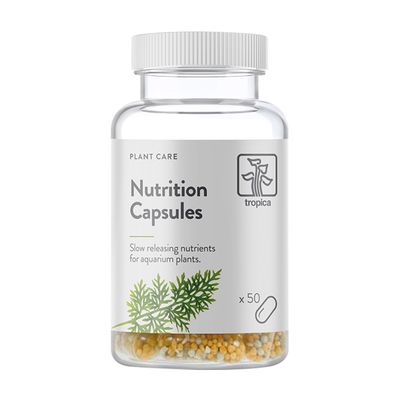 Nutritional capsules for aquatic plants