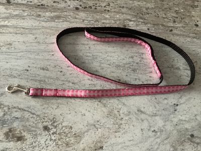 Pink leash for dog and cat
